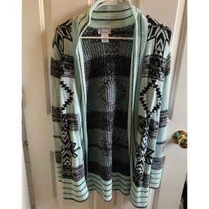Aztec Design Cardigan